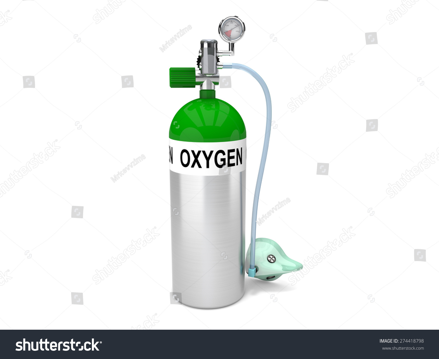 Oxygen Tank And Mask Stock Photo 274418798 : Shutterstock