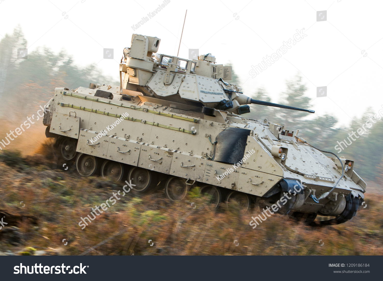 109 Bradley Fighting Vehicle Images Stock Photos Vectors Shutterstock   Stock Photo Pabrade Lithuania September U S Army Soldiers Drive A M Bradley Fighting Vehicle 1209186184 