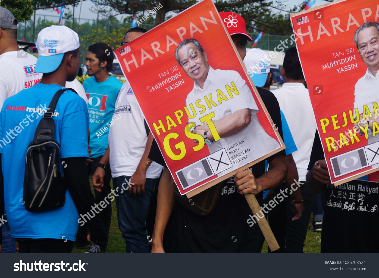 Pagohjohormalaysia 28th April2018 Pakatan Harapan Supporters Stock Photo Edit Now 1086708524