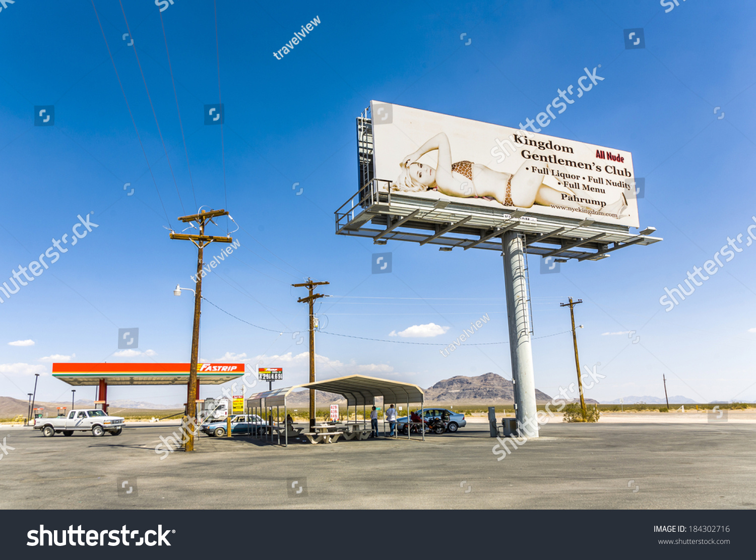 Pahrump, Usa - July 18: Station, Brothel And Bar Nevada Joe At State ...