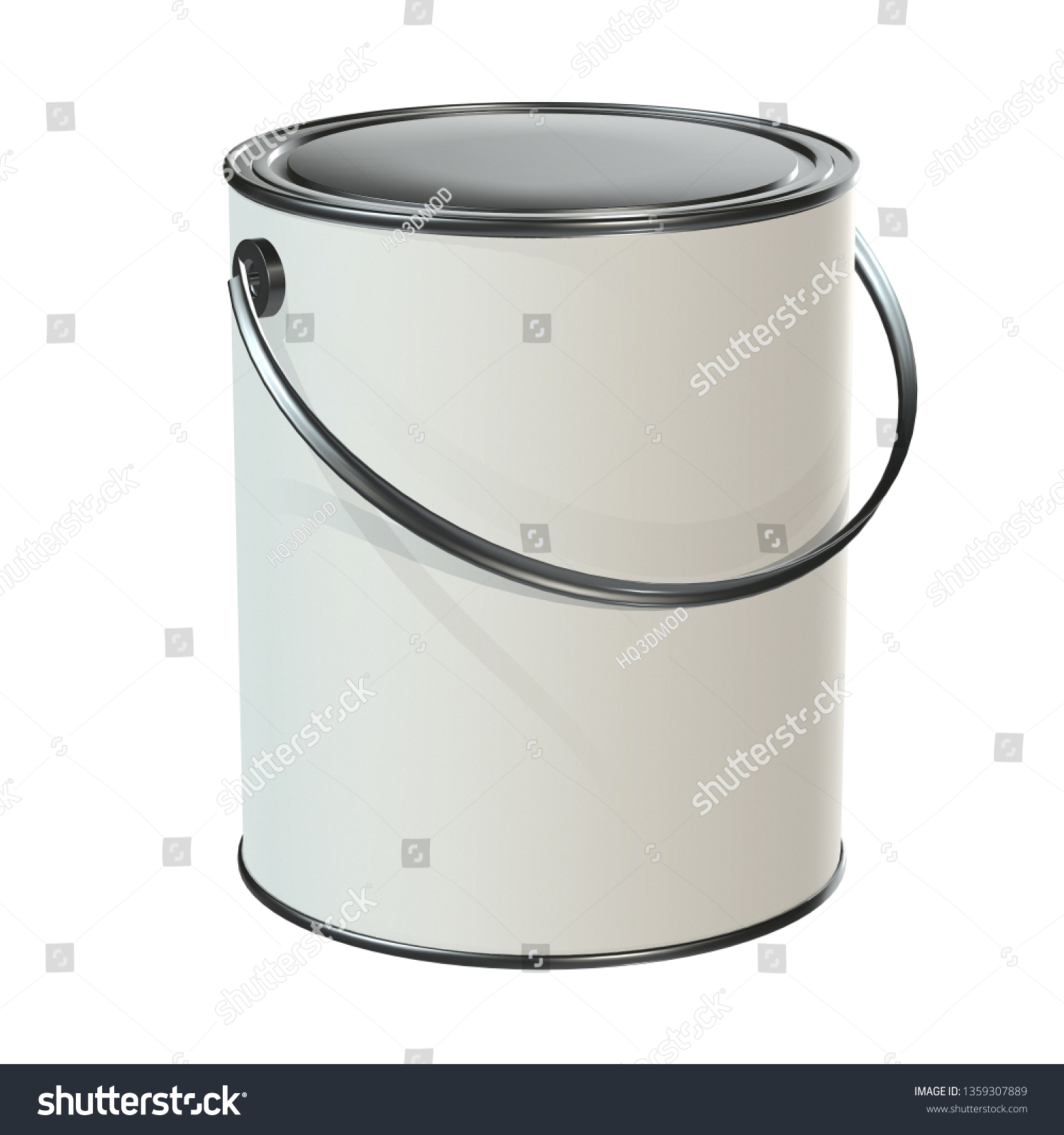 Download Paint Tin Can Mockup 3d Rendering Stock Illustration 1359307889