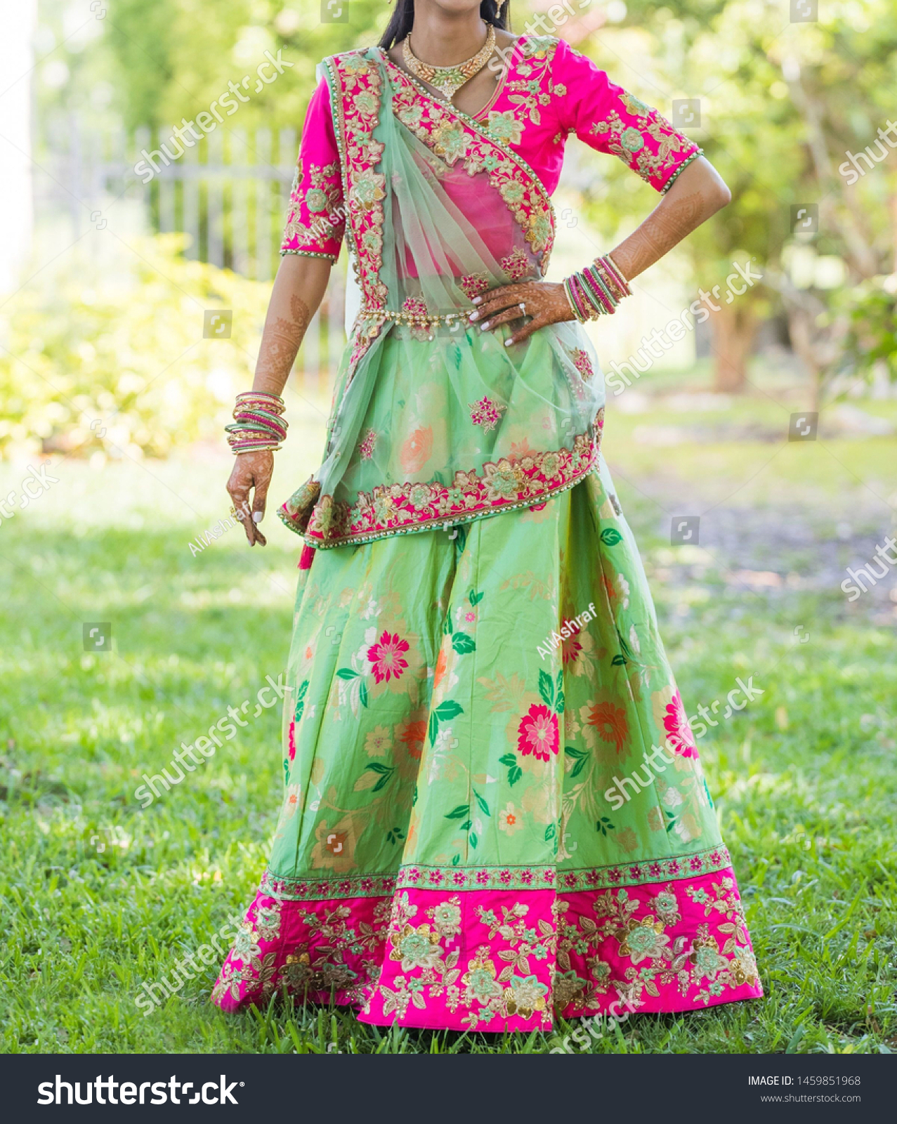 lehenga dress model