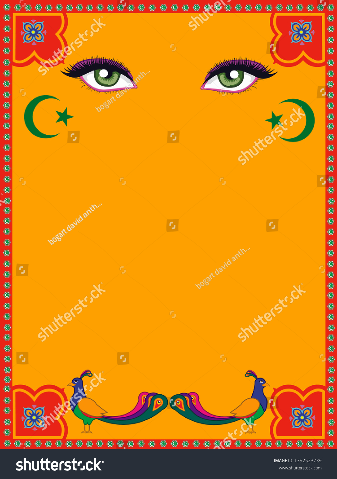 Pakistani Truck Art Design Template Stock Illustration 1392523739 Pakistani Truck Art Design Template Stock Illustration 1392523739