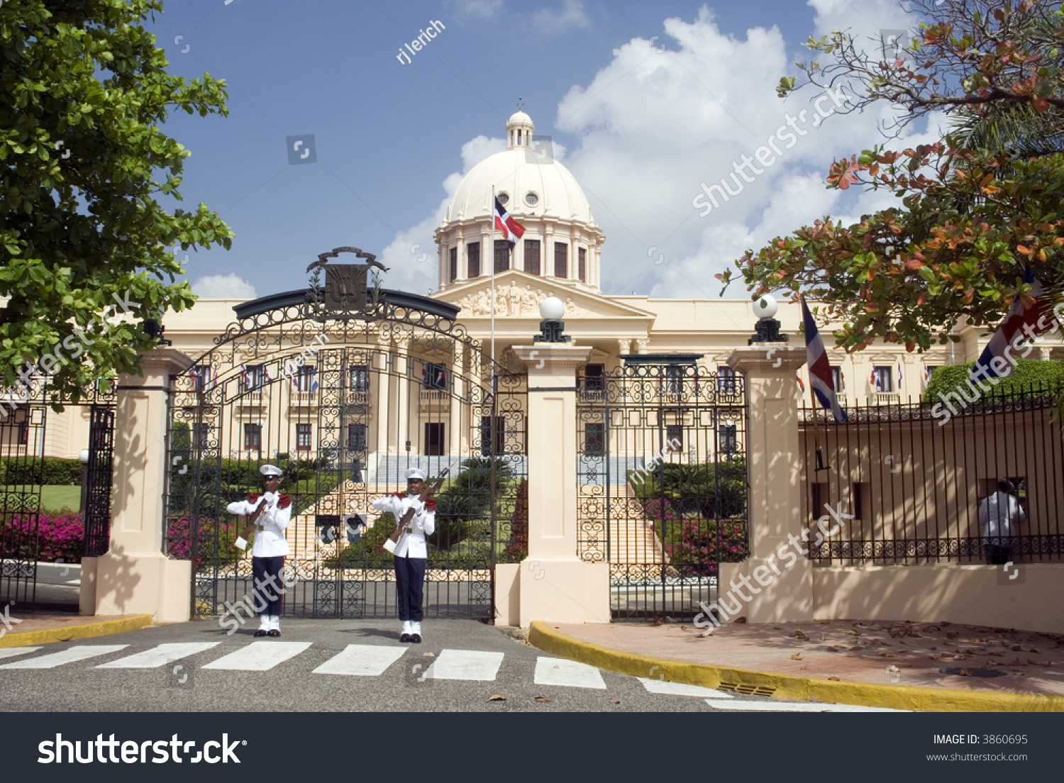 Palacio Nacional National Palace Santo Domingo Stock Photo 3860695 ...