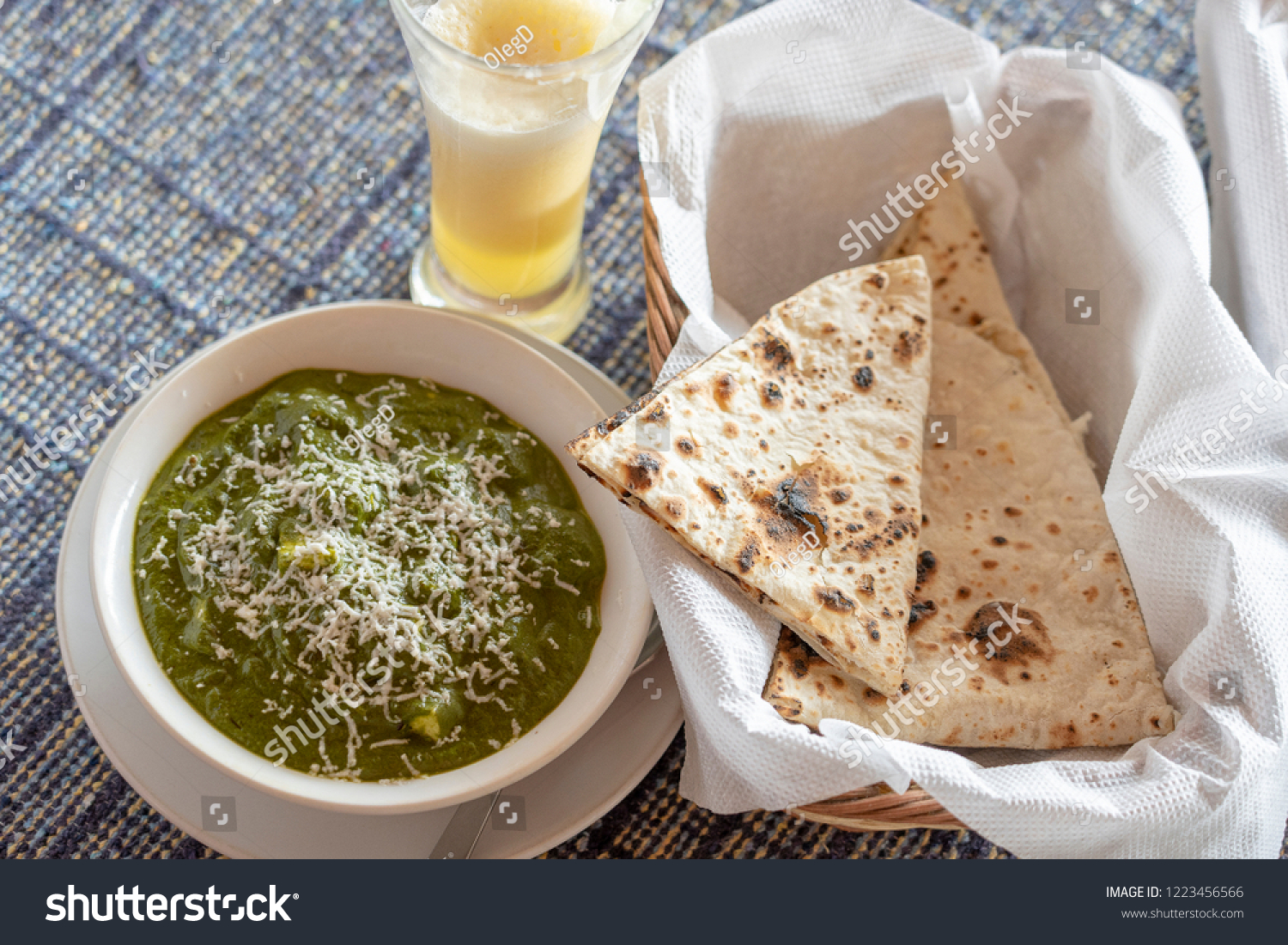 Palak Paneer Spinach Cottage Cheese Curry Stock Photo Edit Now