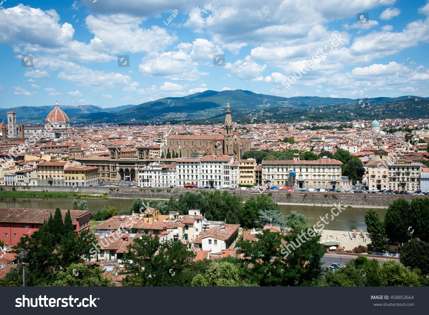 Palazzo Vecchio Cathedral Santa Maria Del Stock Photo 458853664 ...