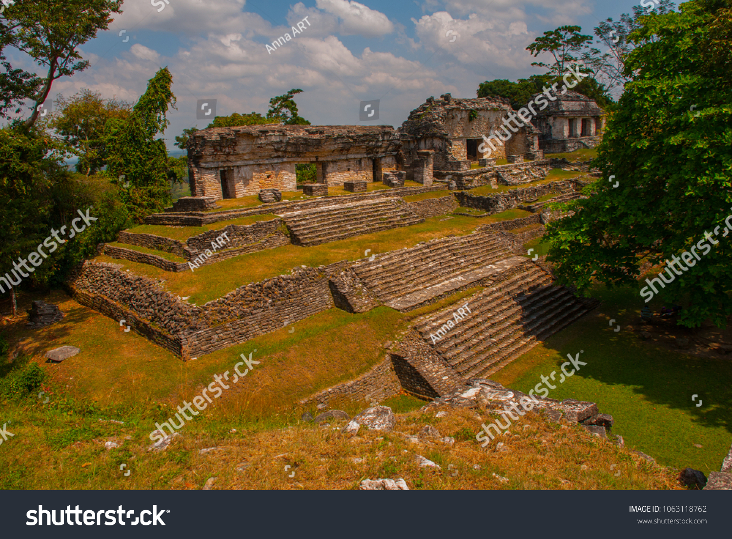Palenque Chiapas Mexico Ancient Mayan City Stock Photo Edit Now