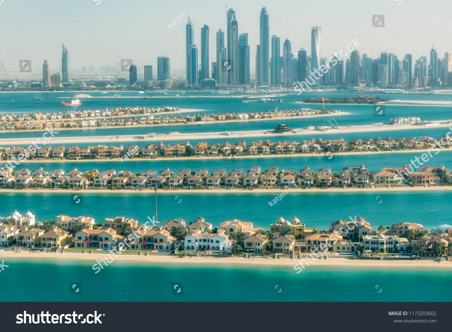 Palm Jumeirah Dubai Uae Stock Photo 1173203602 | Shutterstock