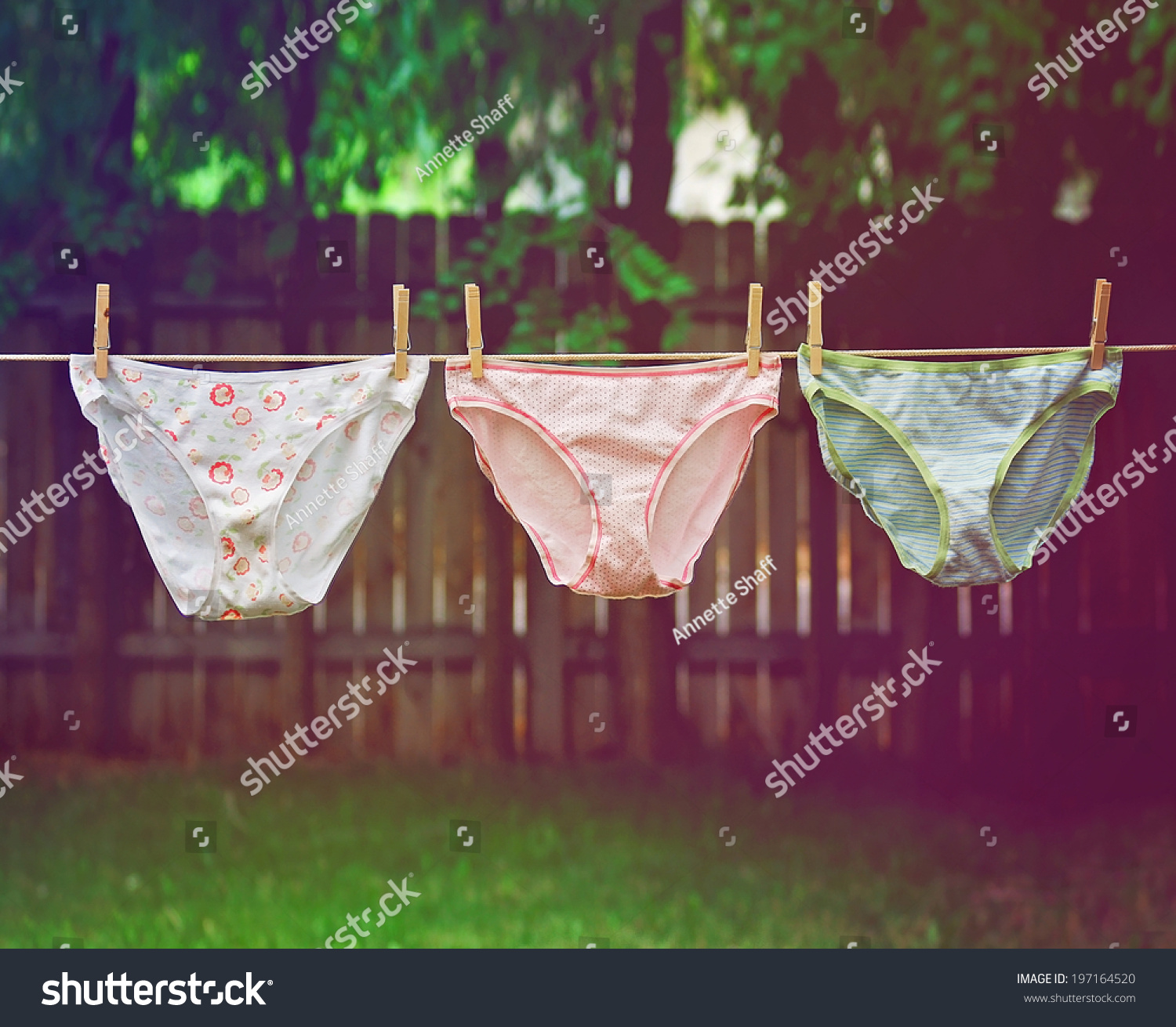panties on the line