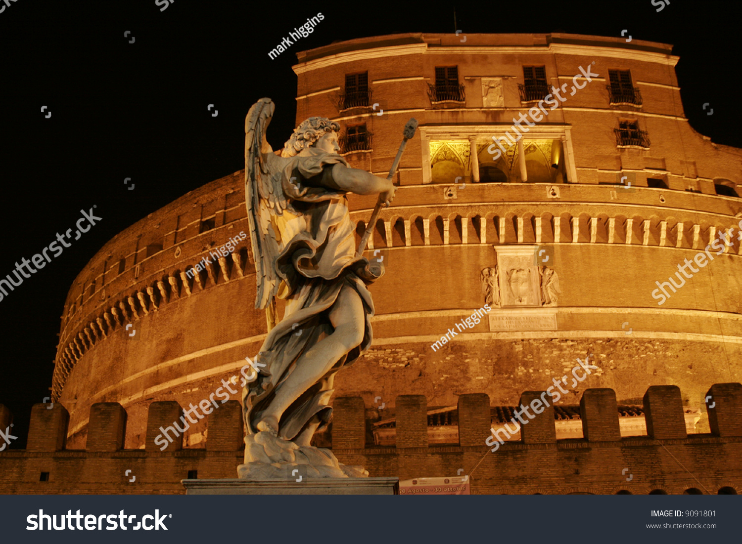 Papal Fort Rome Stock Photo 9091801 : Shutterstock