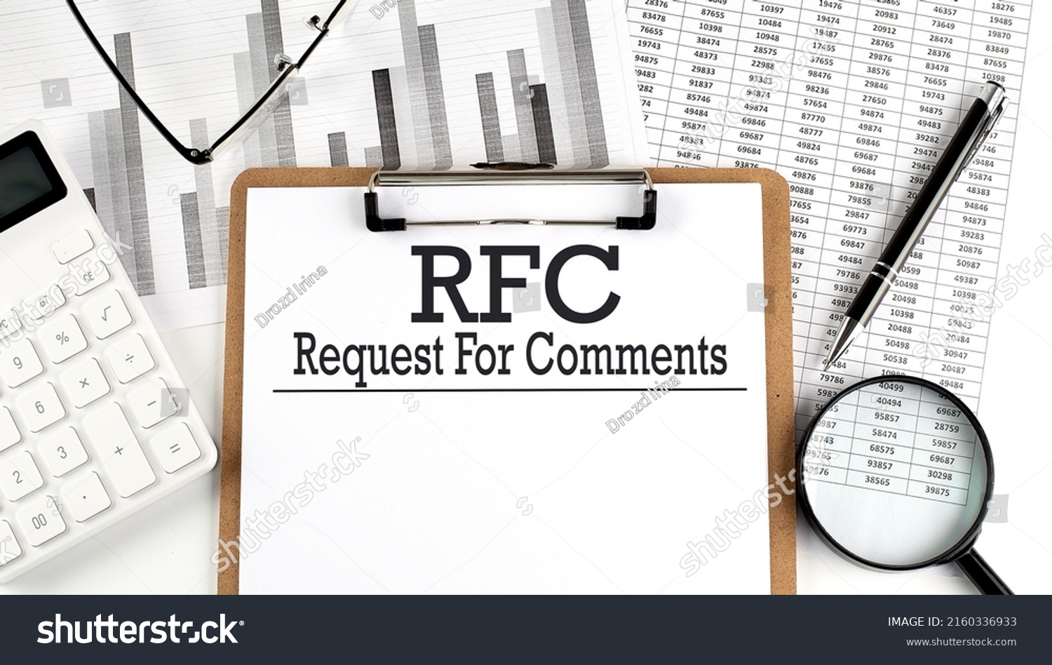 Paper Rfc Request Comments Curriculum Vitae Stock Photo 2160336933 ...