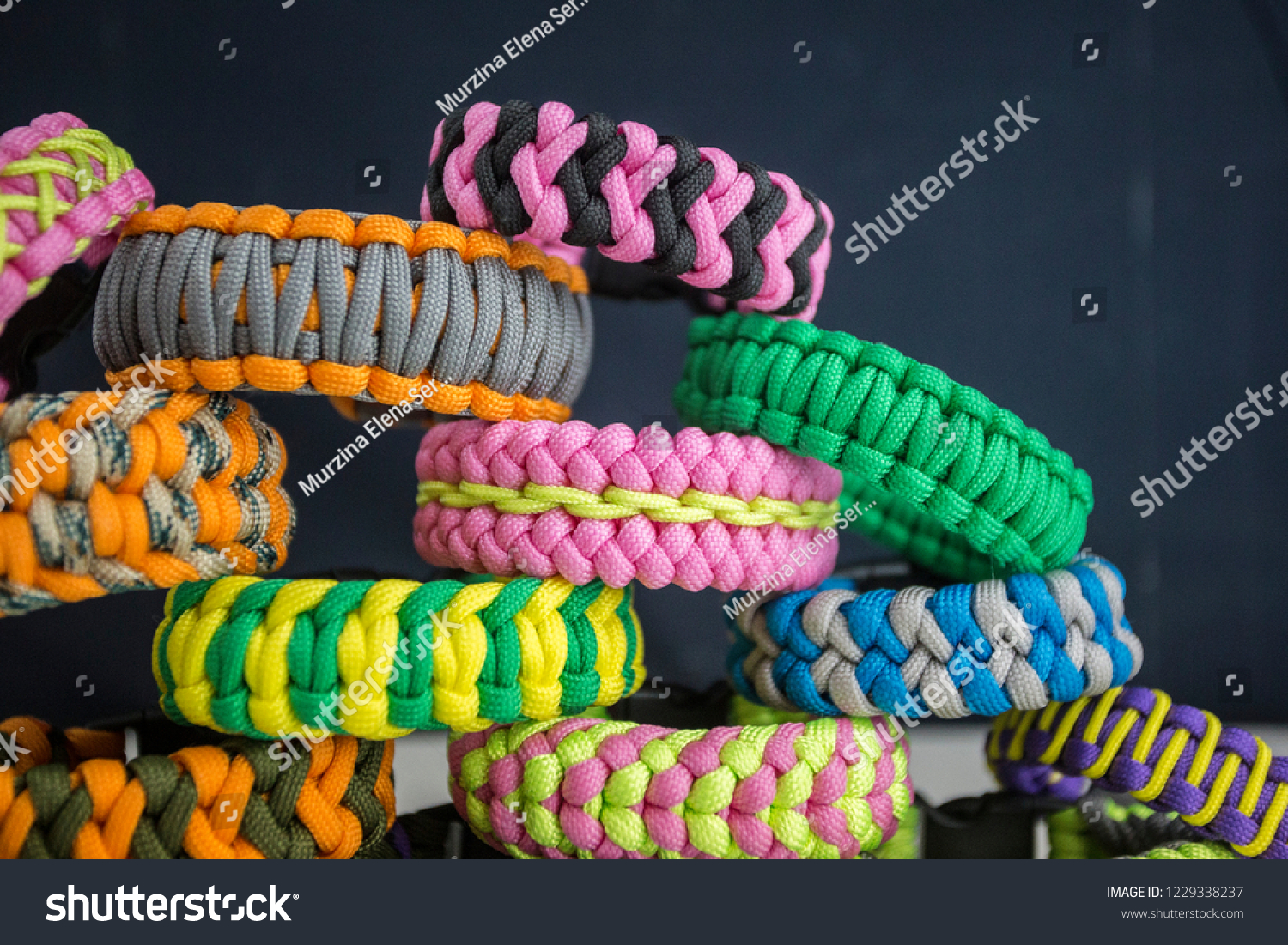 multi colored paracord