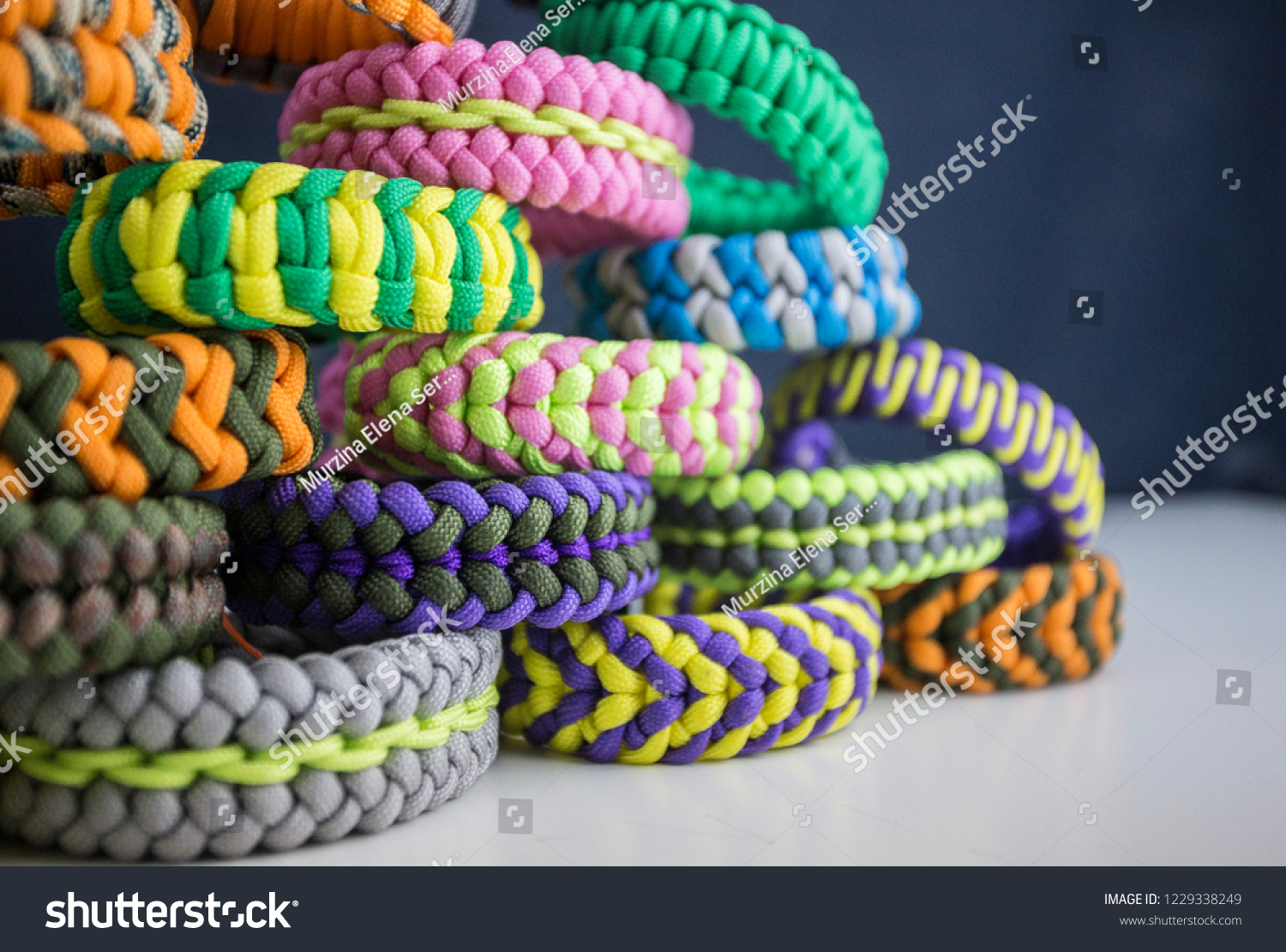 multi colored paracord