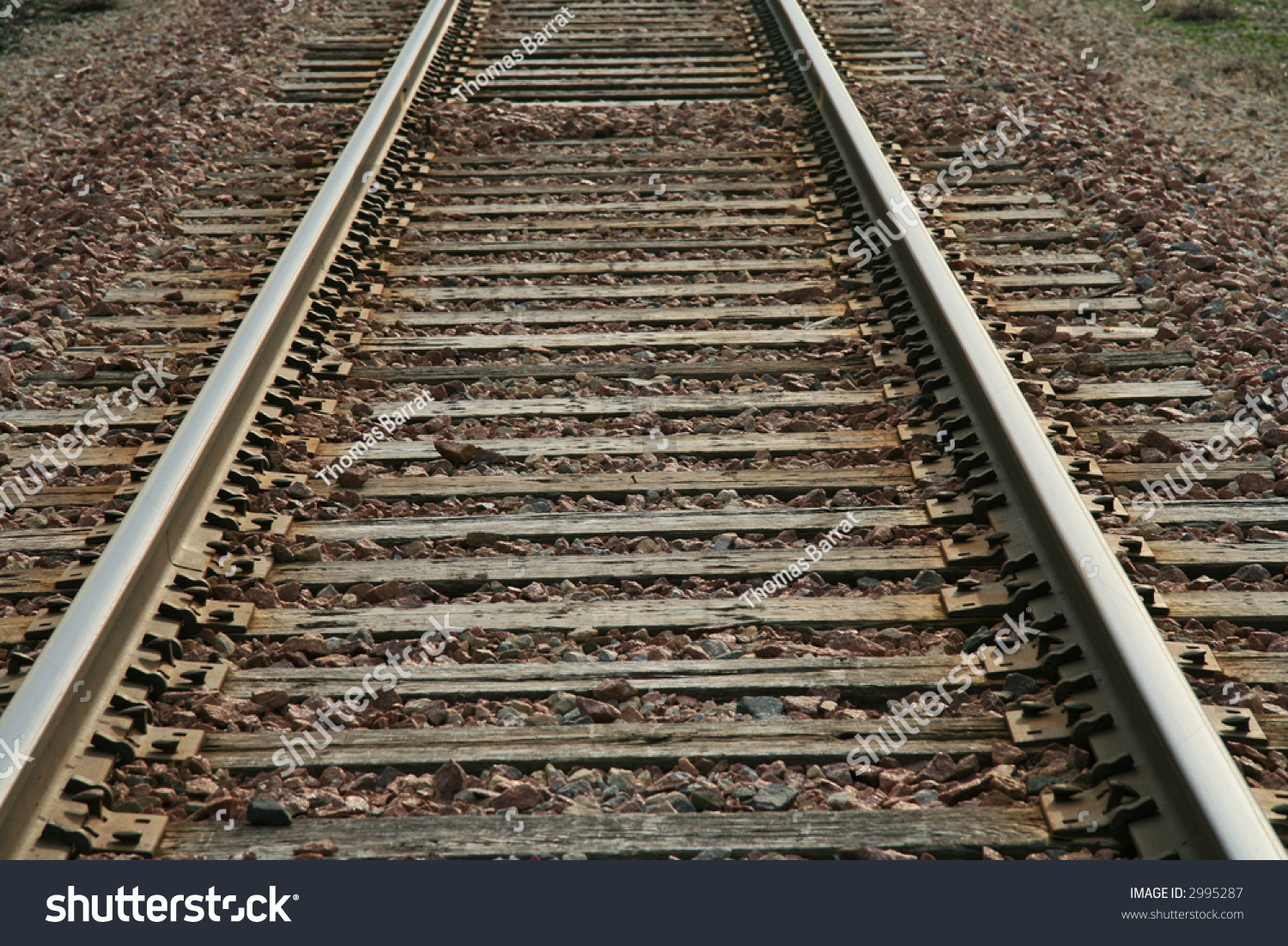 Parallel Lines Train Tracks Stock Photo 2995287 - Shutterstock