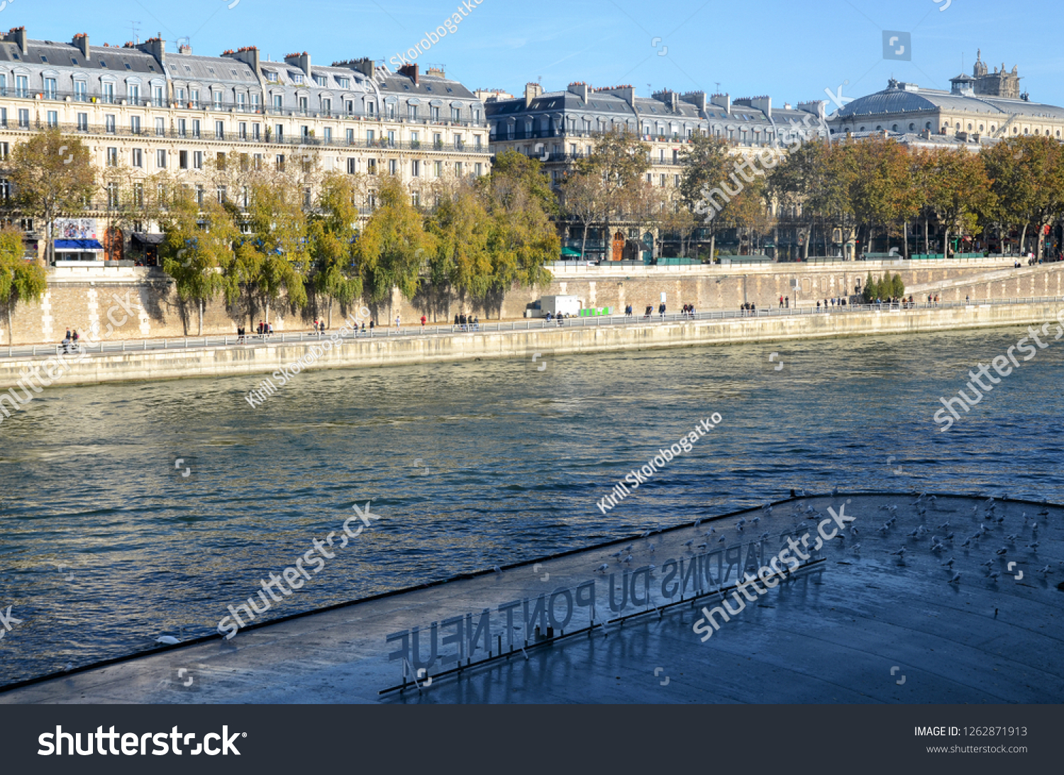 Paris France October 16 Promenade Des Stock Photo Edit Now