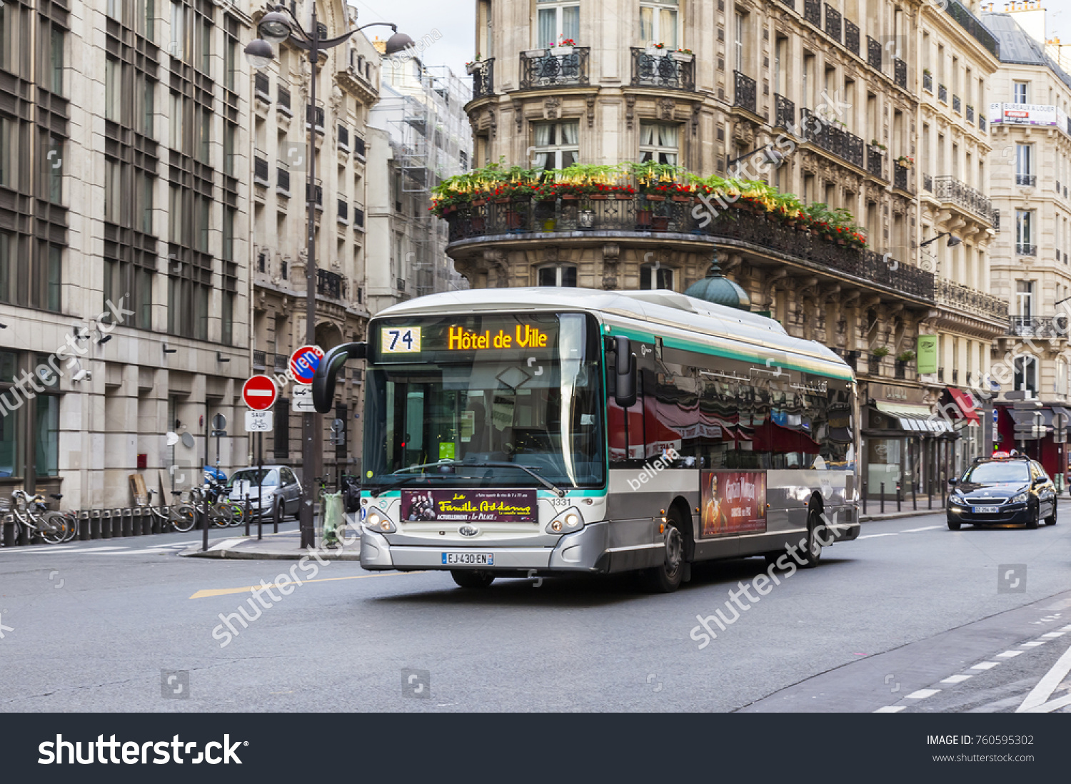 paris ticket bus sms