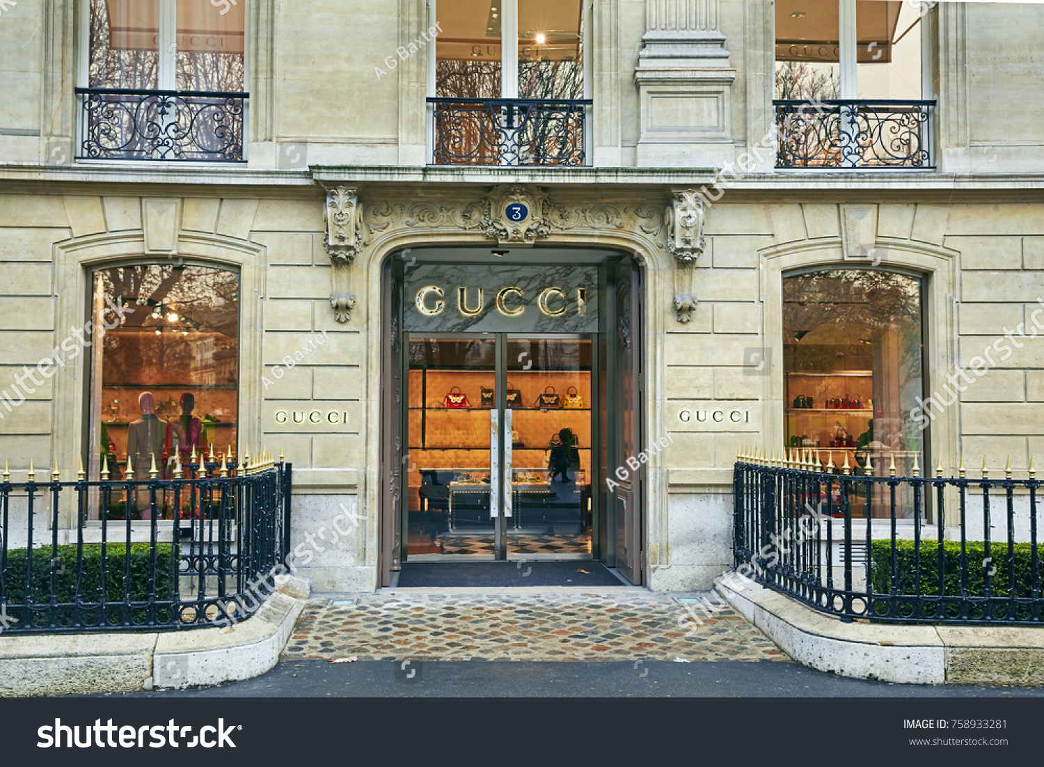 Paris France 12th 2017 Gucci Stock Photo (Edit Now) 758933281