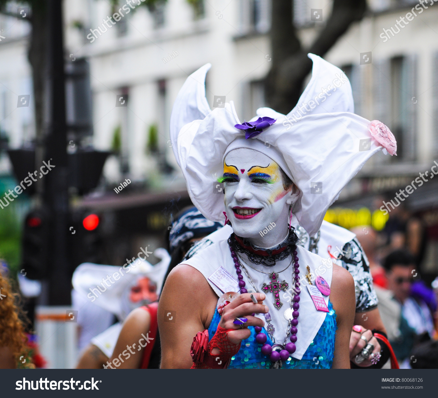 Parisjune 25grotesque Costumes400000 People Took Part Stock Photo ...