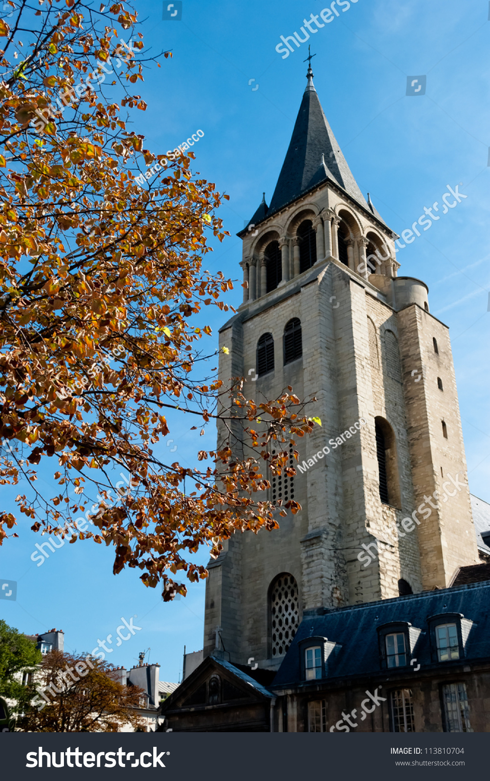 Paris St Germain Des Pres Church Stock Photo Edit Now