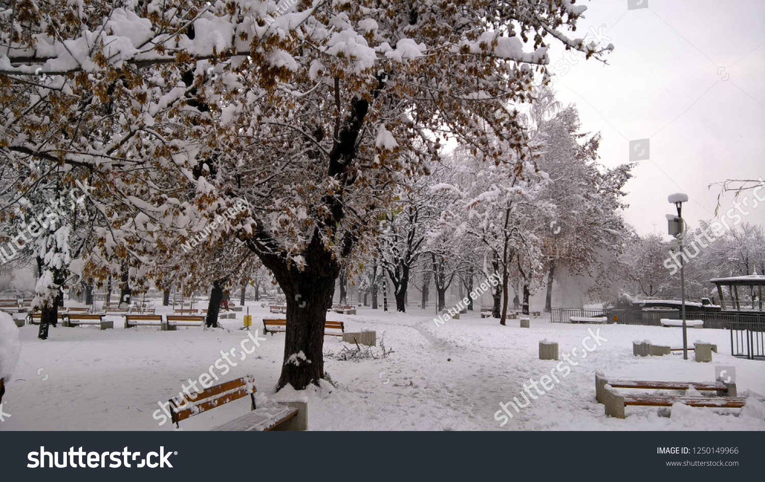 Park City Montana Bulgaria Heavy Snowfall Stock Photo Edit Now