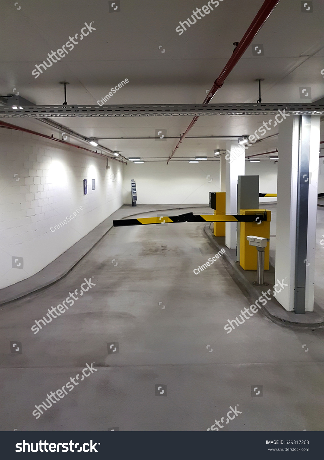 Parking Barrier Gate Garage Security Pay Stock Photo Edit Now