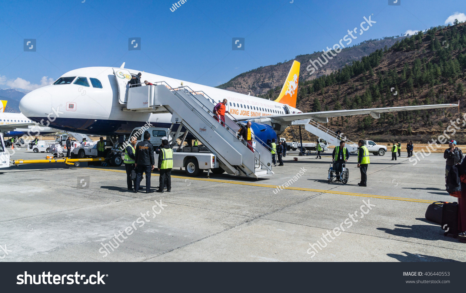 Paro Bhutan March 2 2016 People Stock Photo Edit Now 406440553