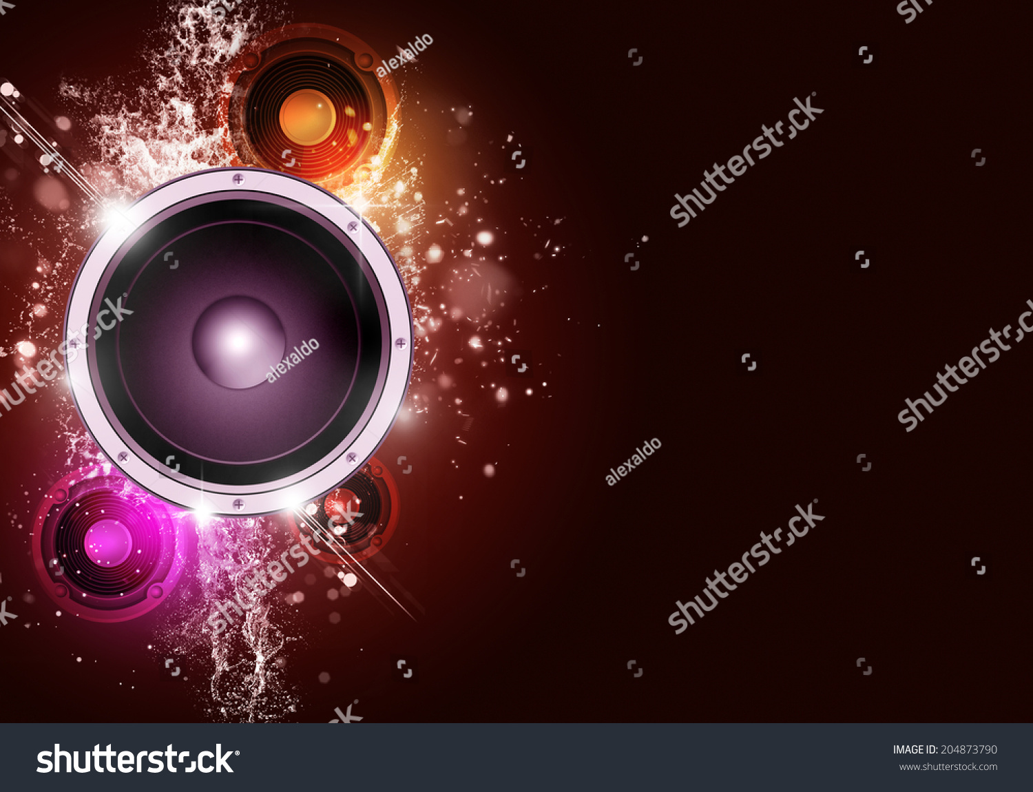 party background for flyers