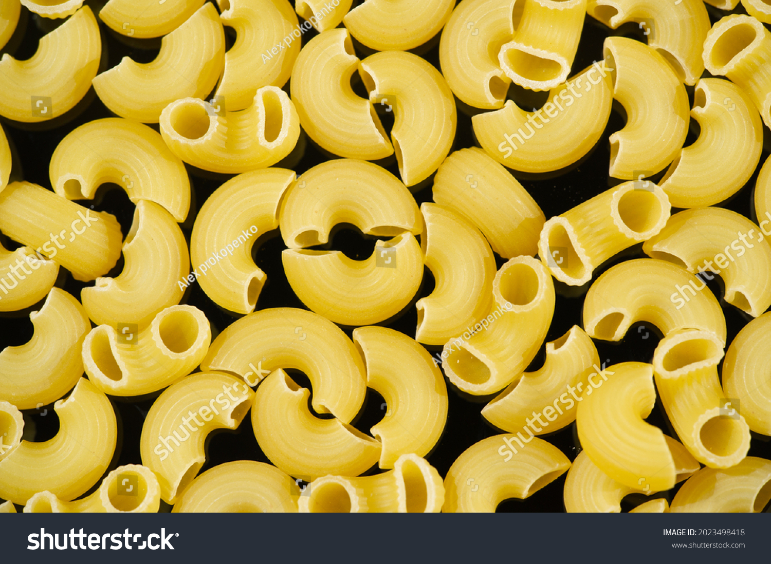 Pasta Chifferi Short Wide Pasta Pipe Stock Photo 2023498418 | Shutterstock