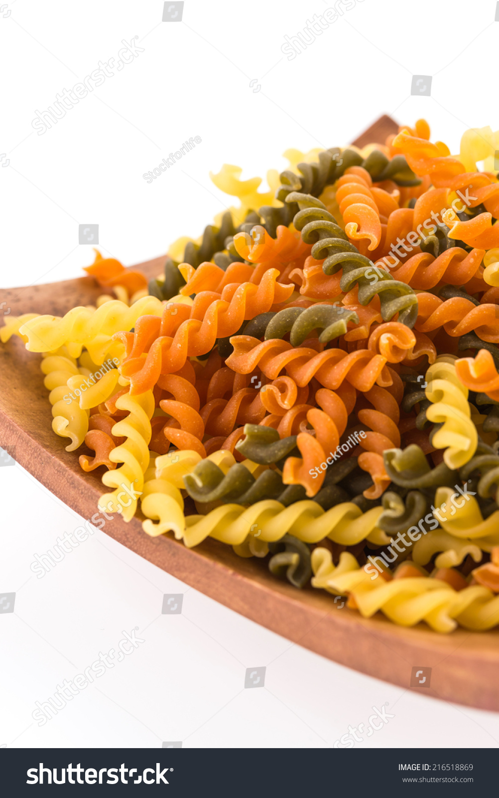 Pasta Isolated On White Background Stock Photo 216518869 - Shutterstock