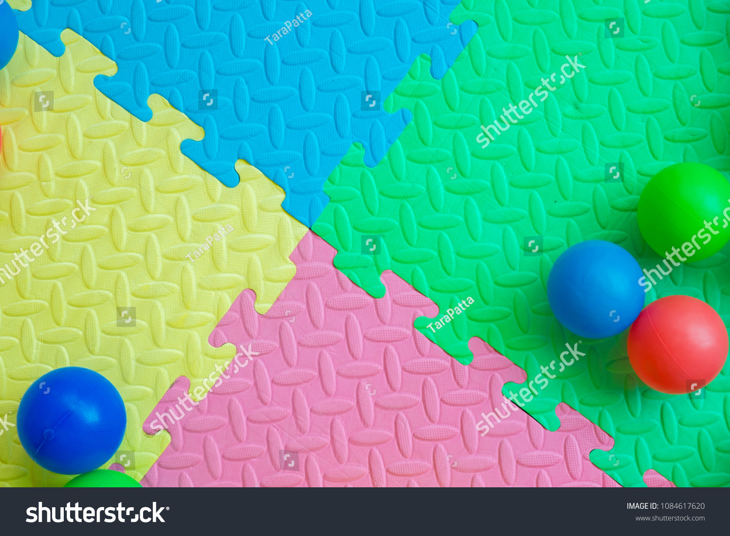 pastel play mat