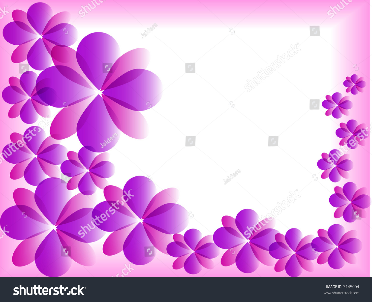 Pastel Flower Border Stock Photo 3145004 - Shutterstock