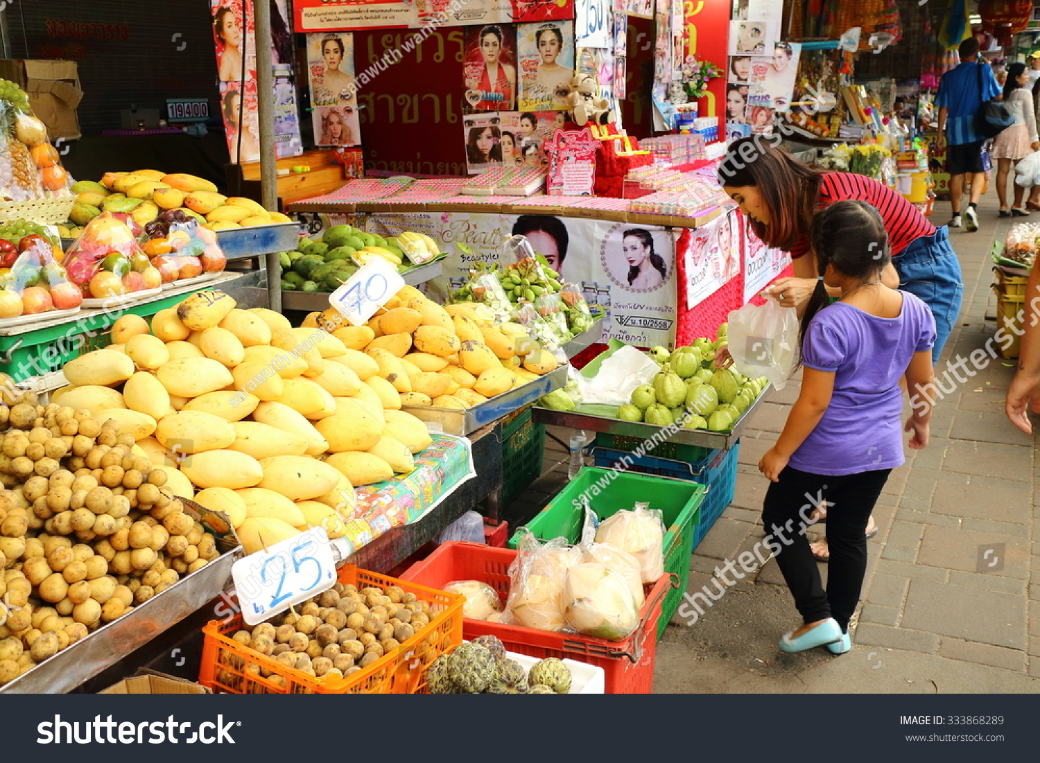 Pattaya Walk Way Food Fruits Market Stock Photo 333868289 - Shutterstock