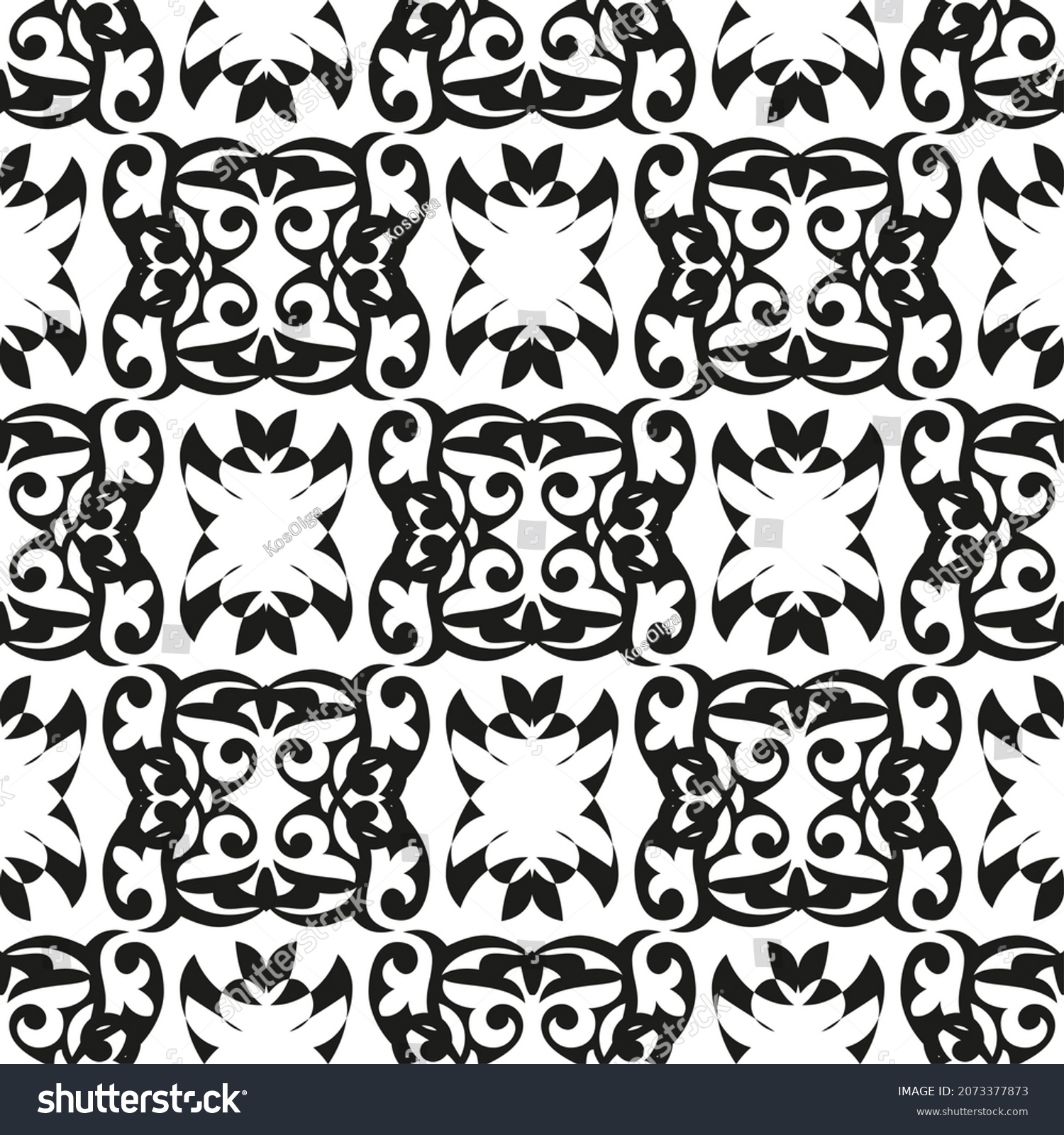 Pattern Ornament Background Wallpaper Texture Seamless Stock ...