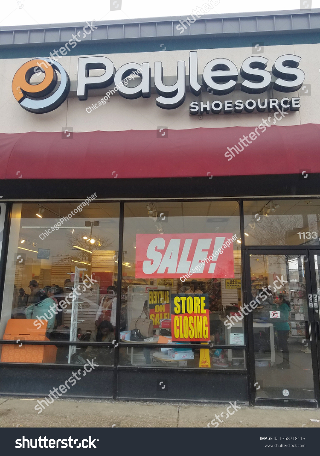 Payless Shoesource Front Entrance Sign 