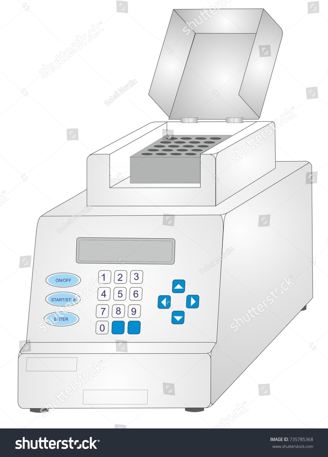 Pcr Machine Stock Illustration