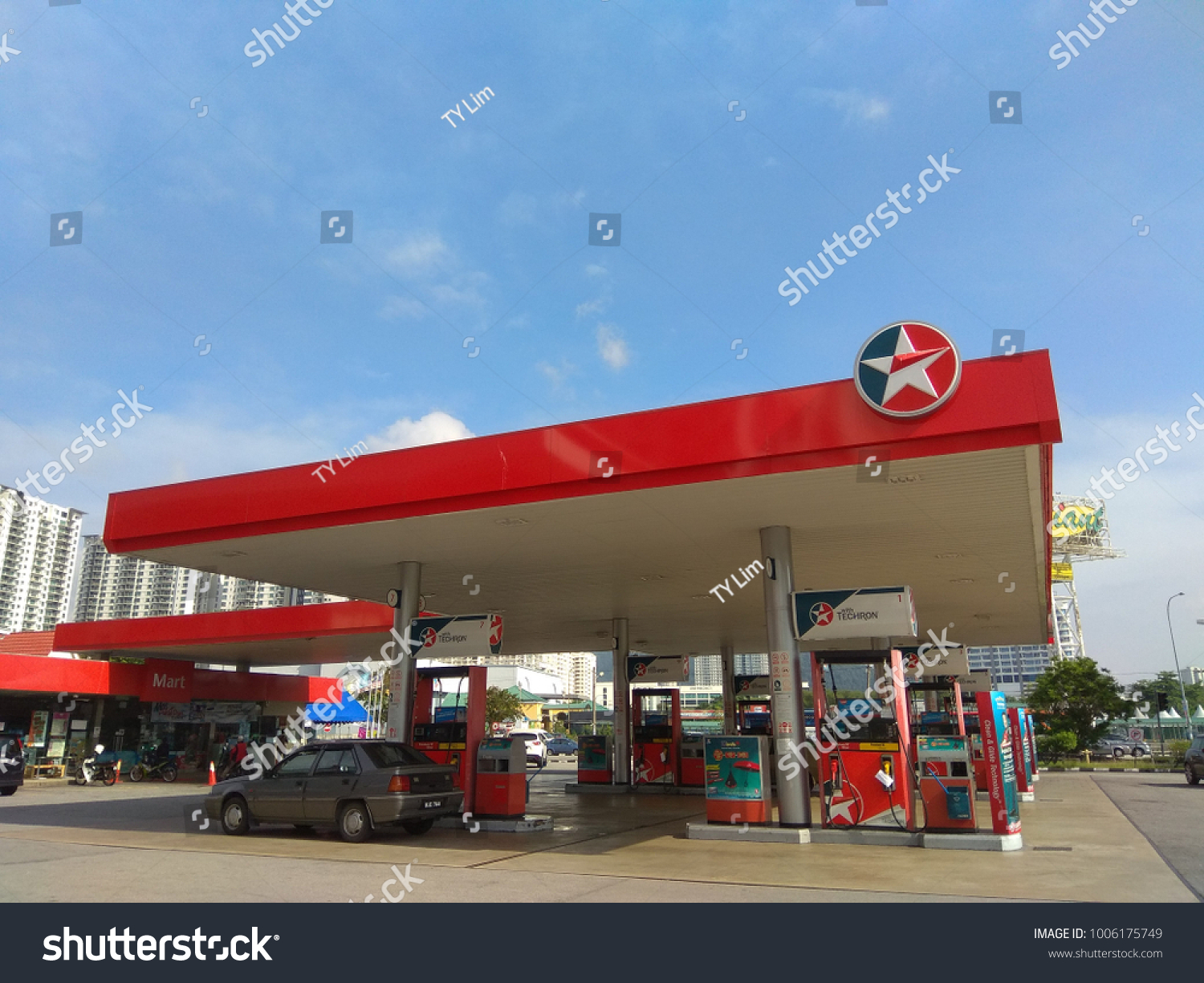 Penang Malaysia November 2 2017 Caltex Stock Photo 1006175749 ...