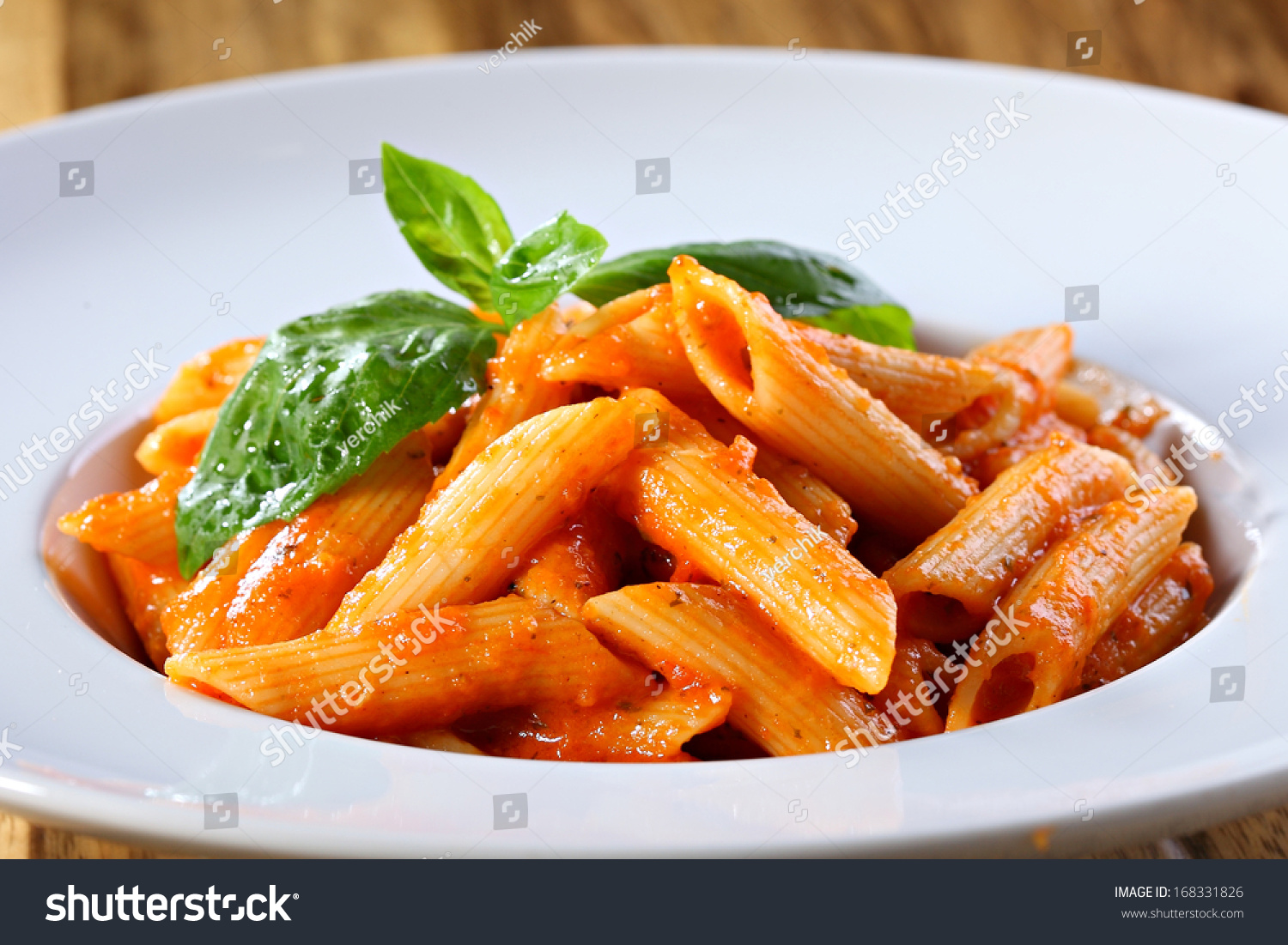 Penne Pasta Tomato Sauce Stock Photo 168331826 - Shutterstock