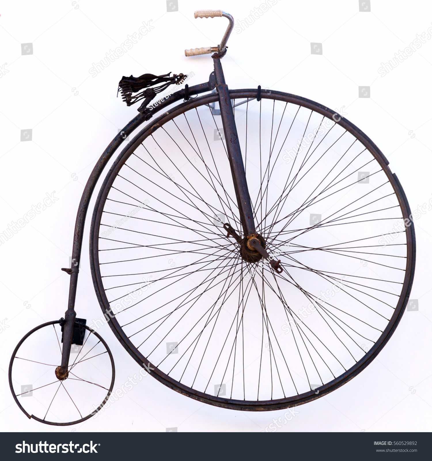 bicycle with large front wheel