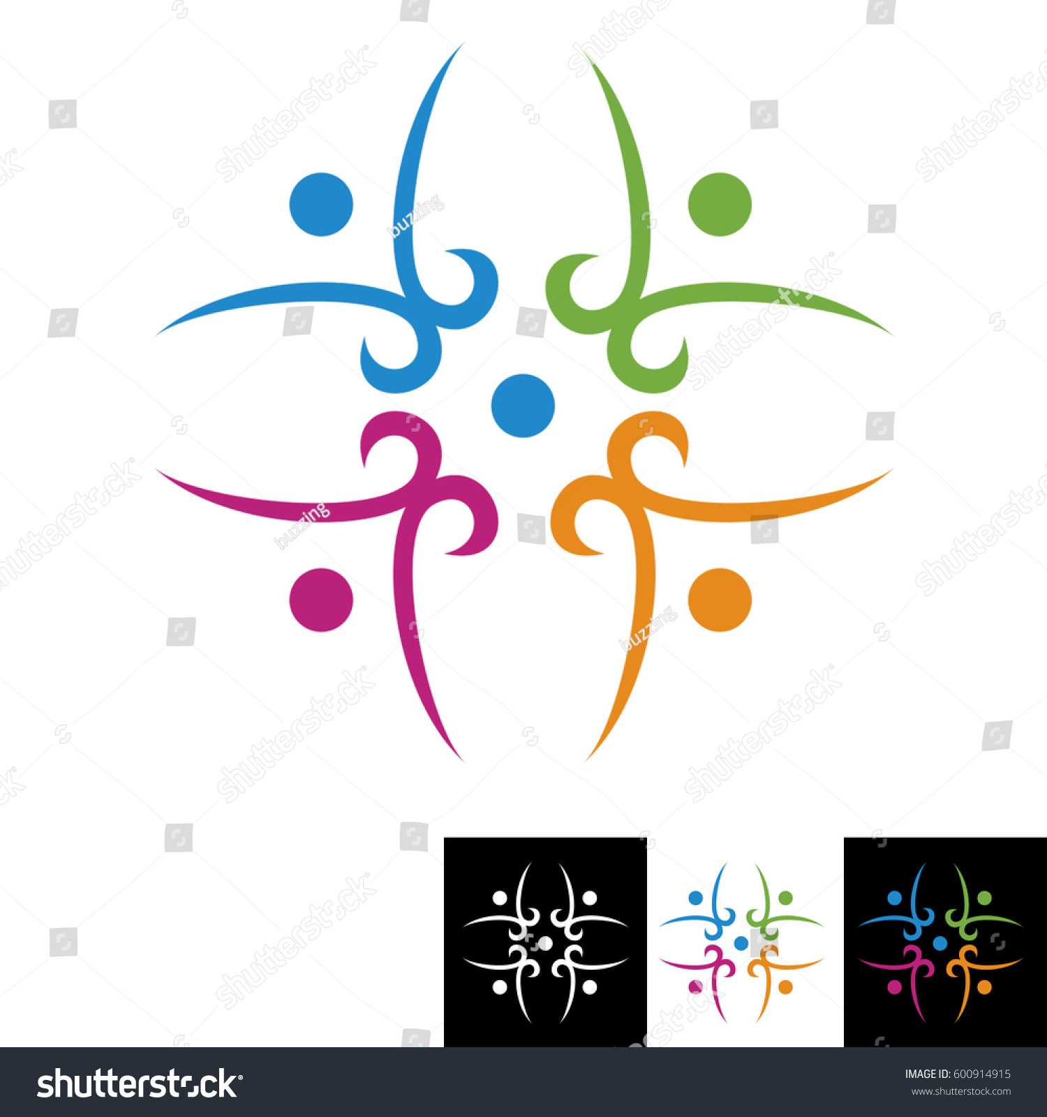 People Society Group Icon Stock Illustration 600914915 