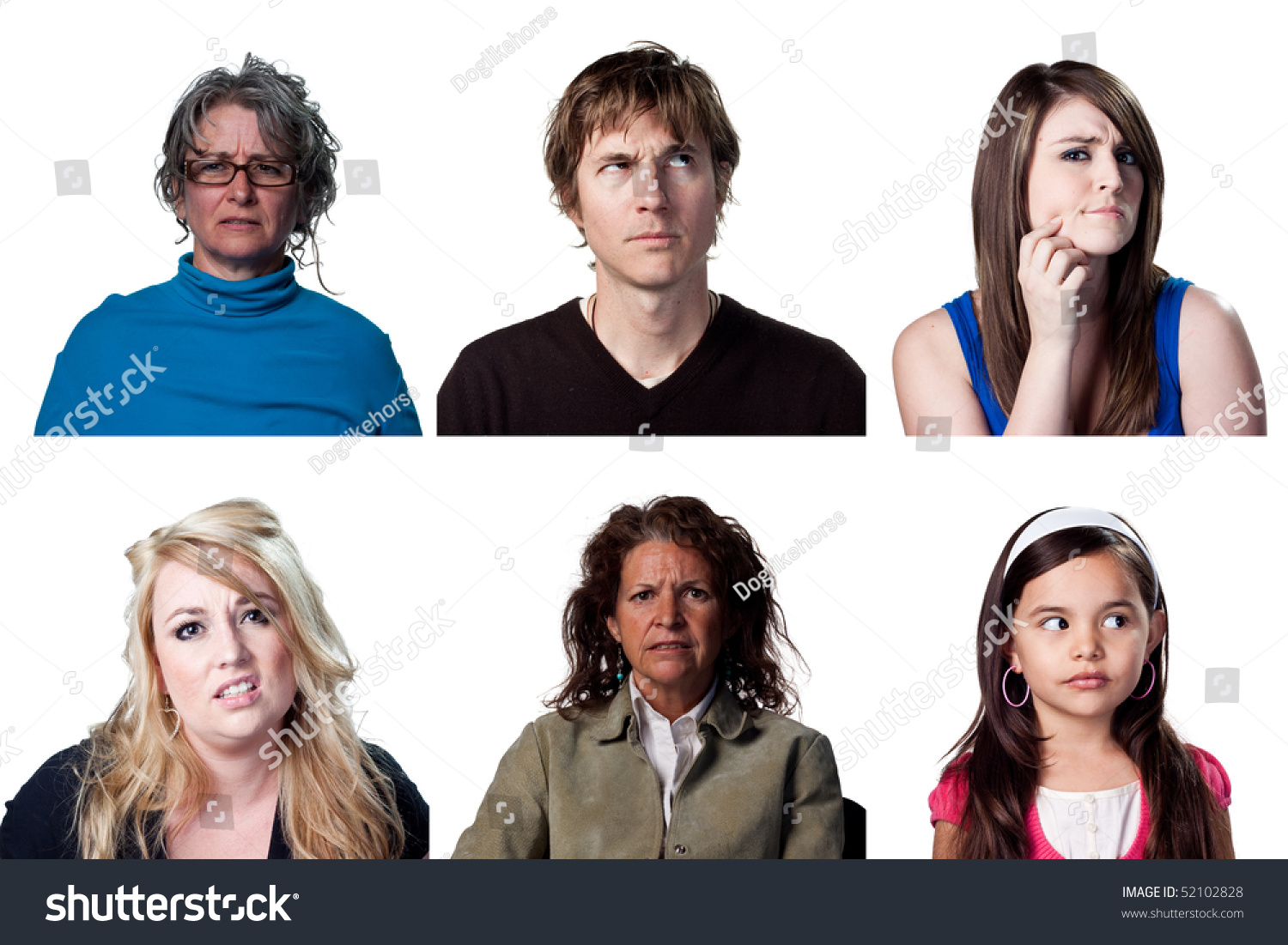 People Thinking Hard About Big Decision Stock Photo 52102828 - Shutterstock
