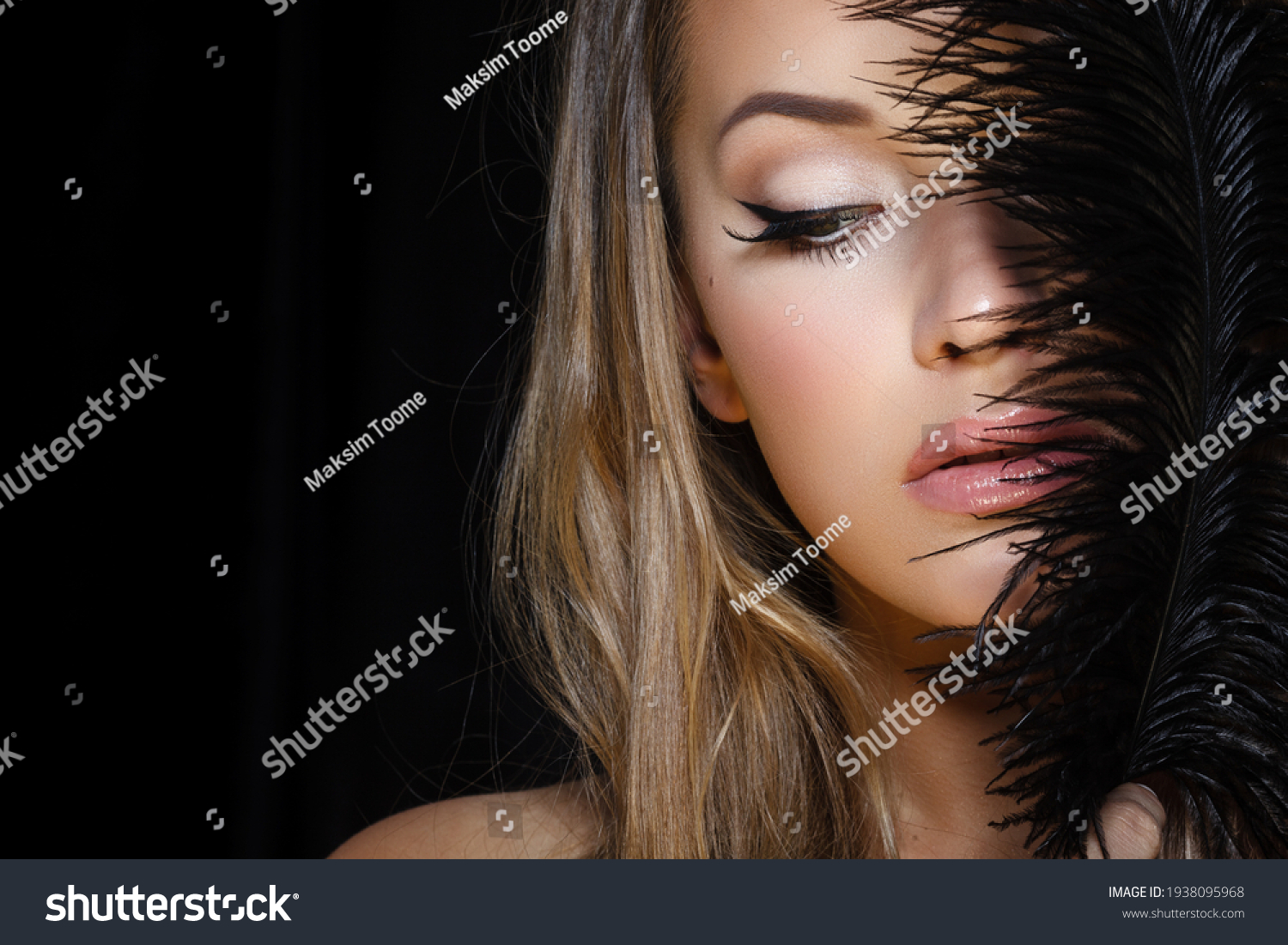 Zdjęcie Stockowe „perfect Beauty Glamour Concept Portrait Beautiful