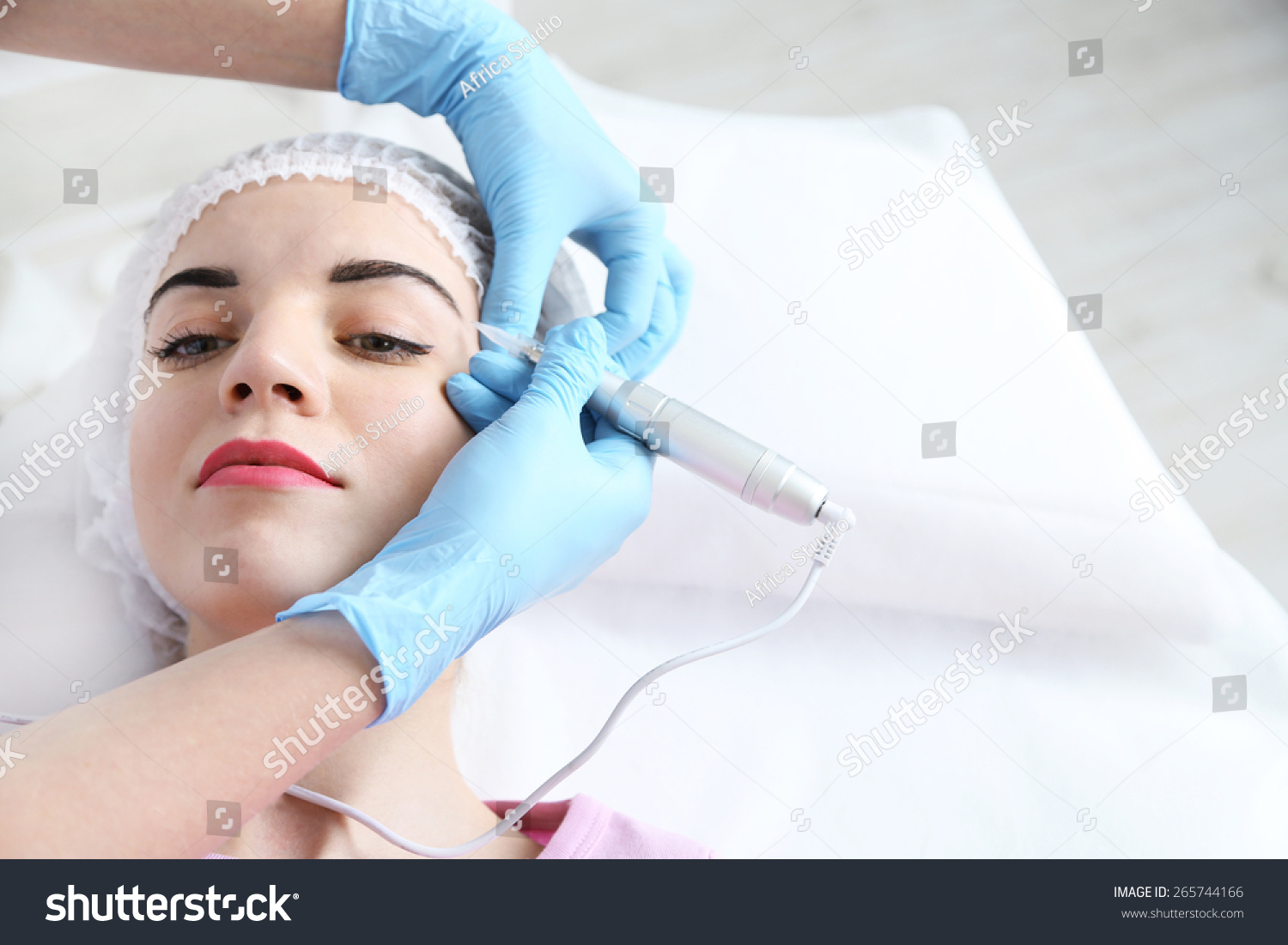 Permanent Makeup Tattoo Beauty Salon Stock Photo Edit Now 265744166   Stock Photo Permanent Make Up Tattoo At Beauty Salon 265744166 