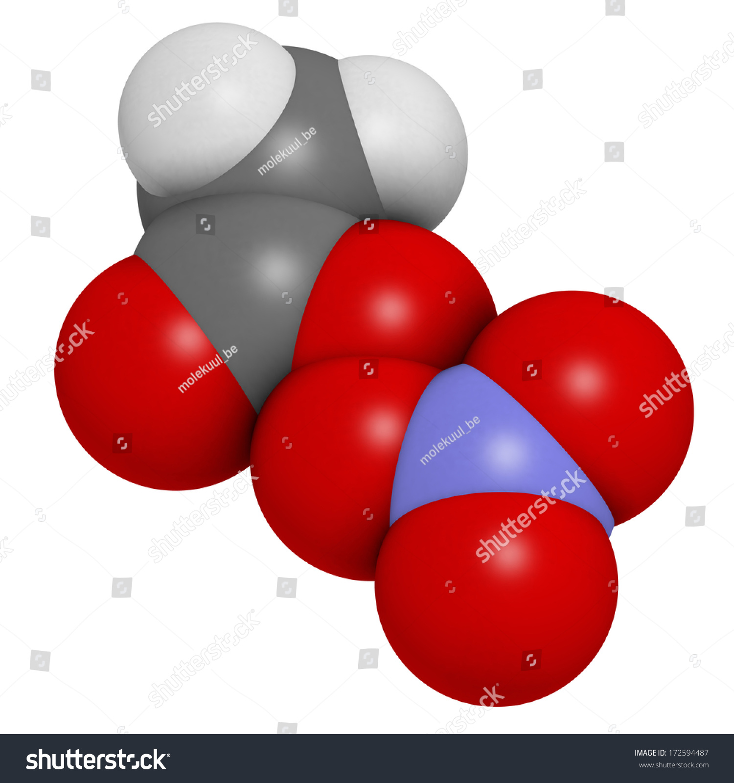 Peroxyacetyl Nitrate Pan Pollutant Molecule Secondary Stock Illustration 172594487 Shutterstock 