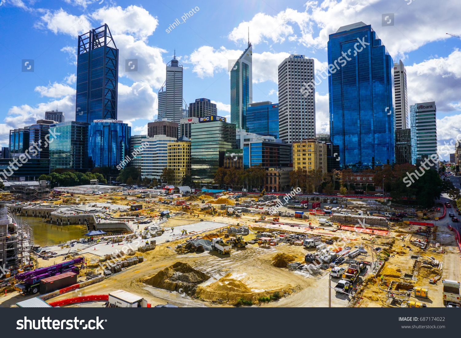 Perth Australia June Beautiful Building Construction Stock Photo Edit Now 687174022