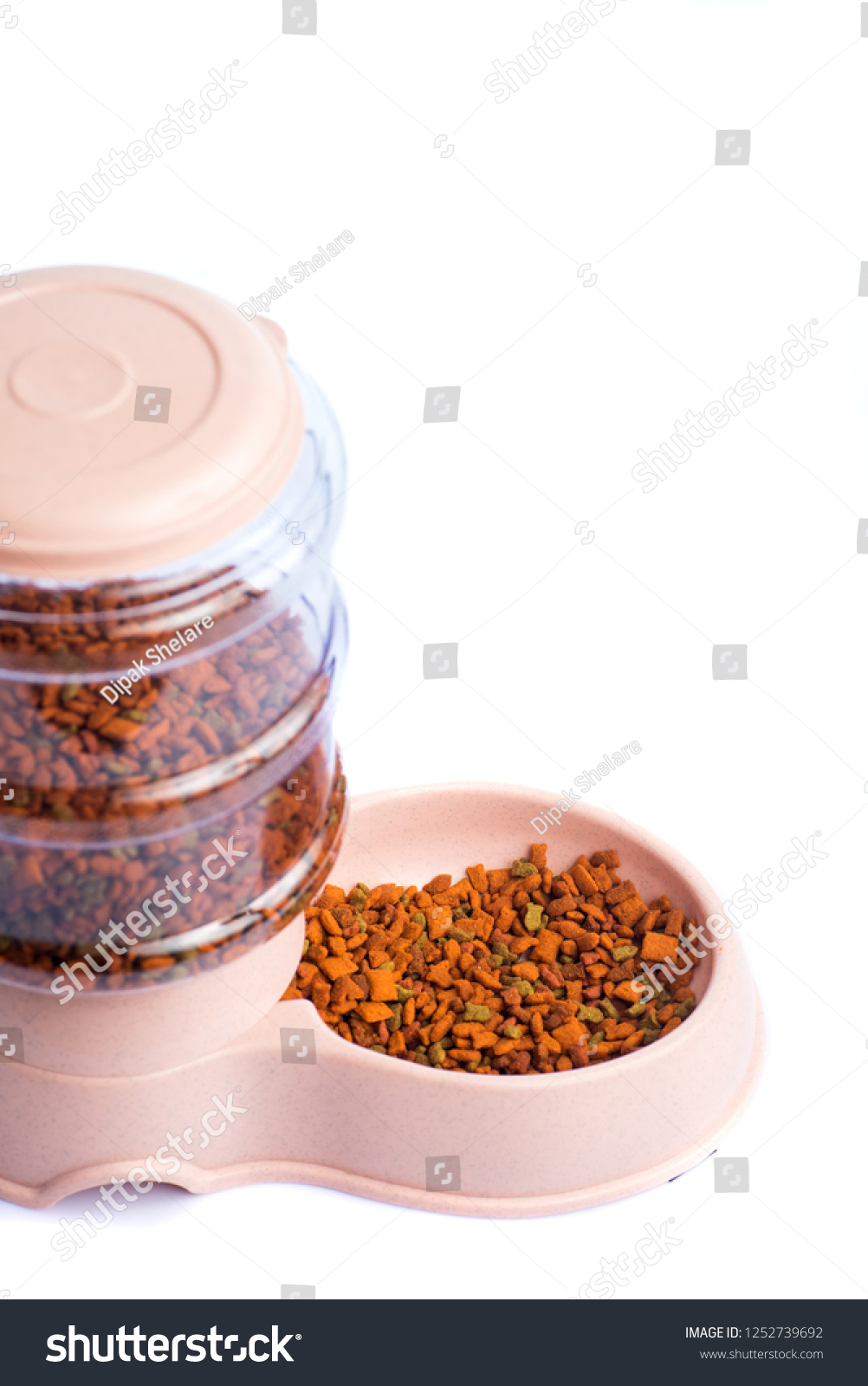 Pet Dry Food Storage Meal Feeder Stock Image Download Now