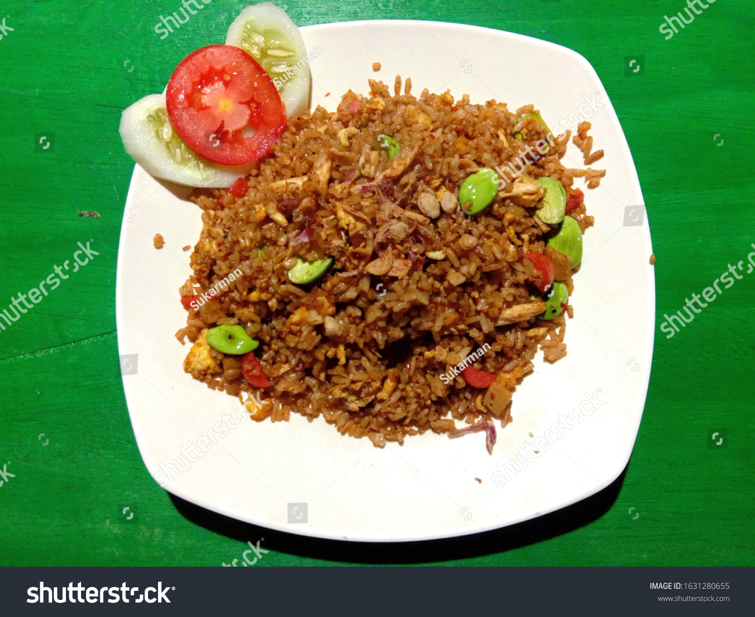 Petai Fried Rice Traditional Indonesian Food Stock Photo Edit Now 1631280655