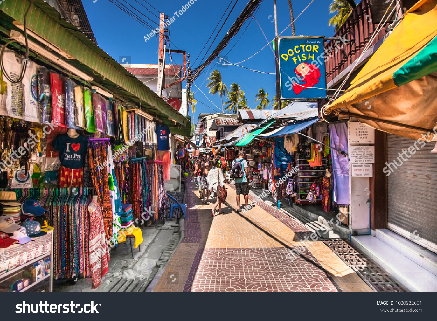  Ocean Colored Classic  Template Design Featuring PHI PHI THAILAND JAN 28