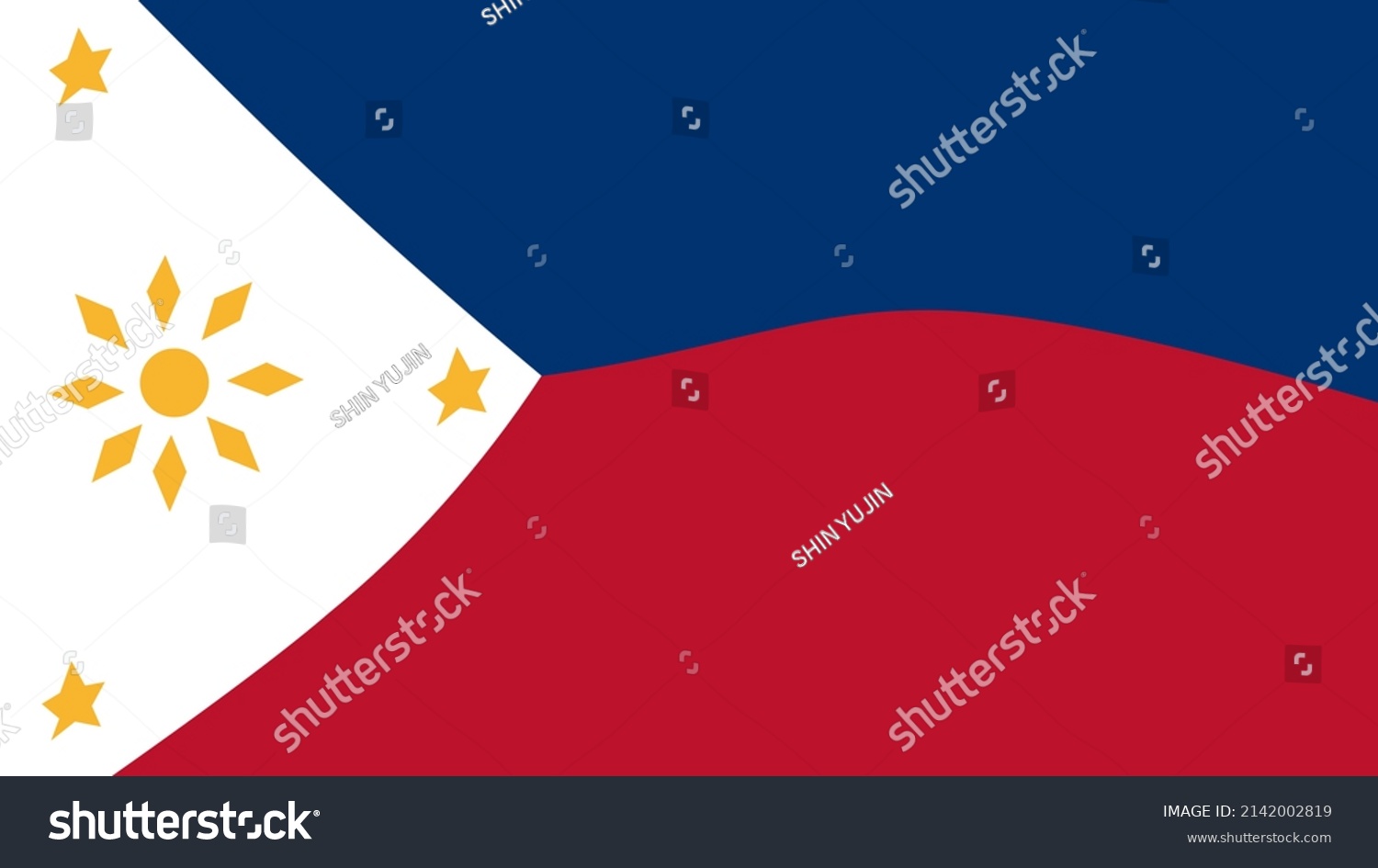 Philippine Flag Independence Day Stock Illustration 2142002819 ...