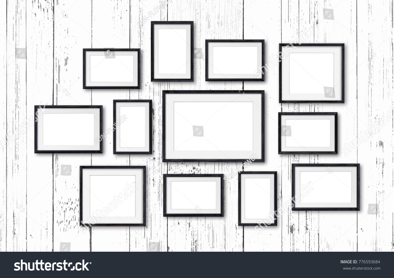 Download Photo Frames Collage Twelve Set Collection Stock Illustration 776593684 Yellowimages Mockups