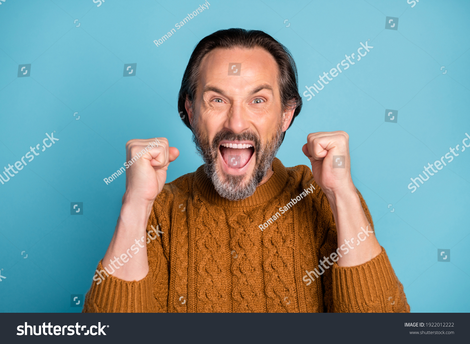 Photo Astonished Person Open Mouth Scream Stock Photo 1922012222